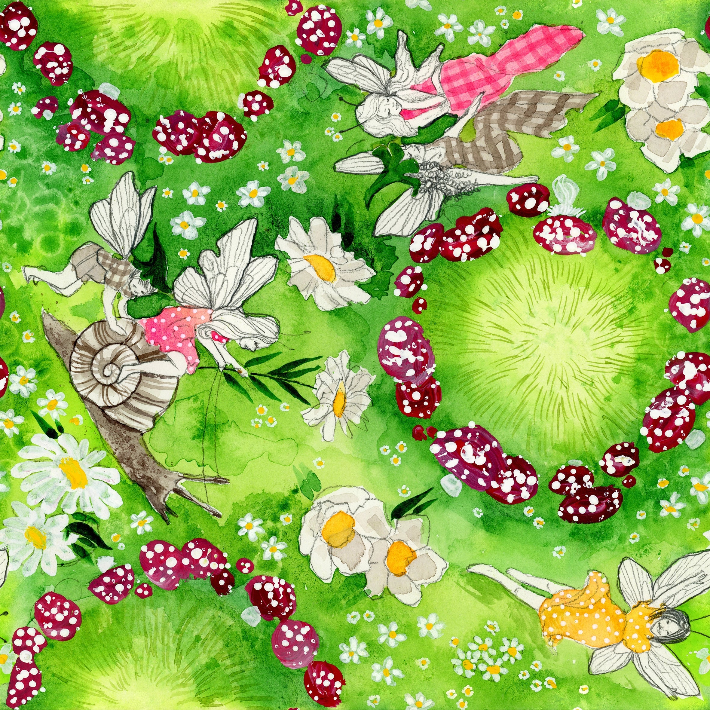 Fairy Rings Reusable Cloth Nappy