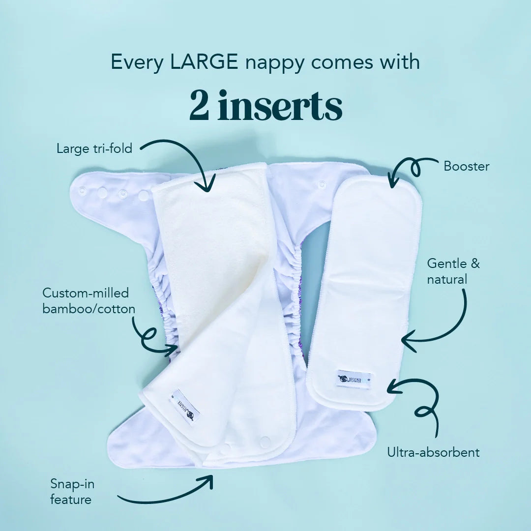 Cinderella Large/Night Cloth Nappy