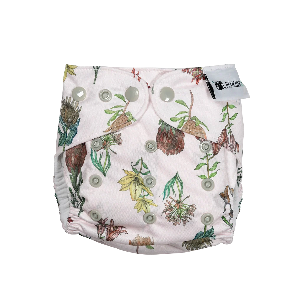Antique Garden Reusable Cloth Nappy