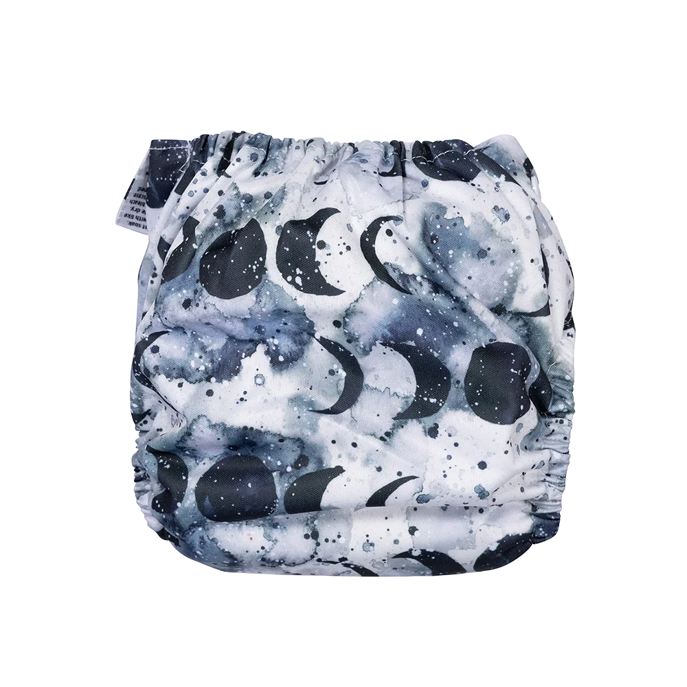 Black Moon Reusable Cloth Nappy