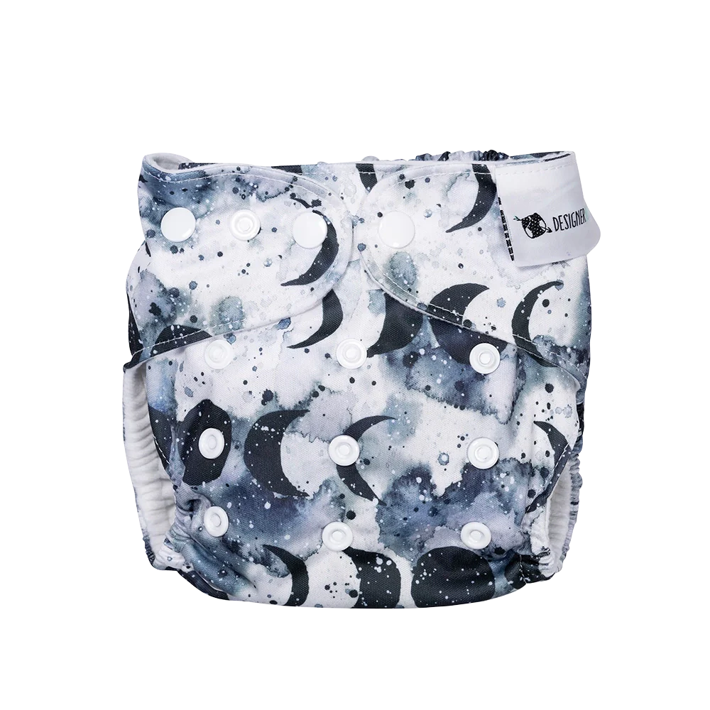 Black Moon Reusable Cloth Nappy