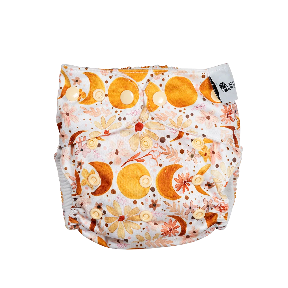 Boho Moon Reusable Cloth Nappy