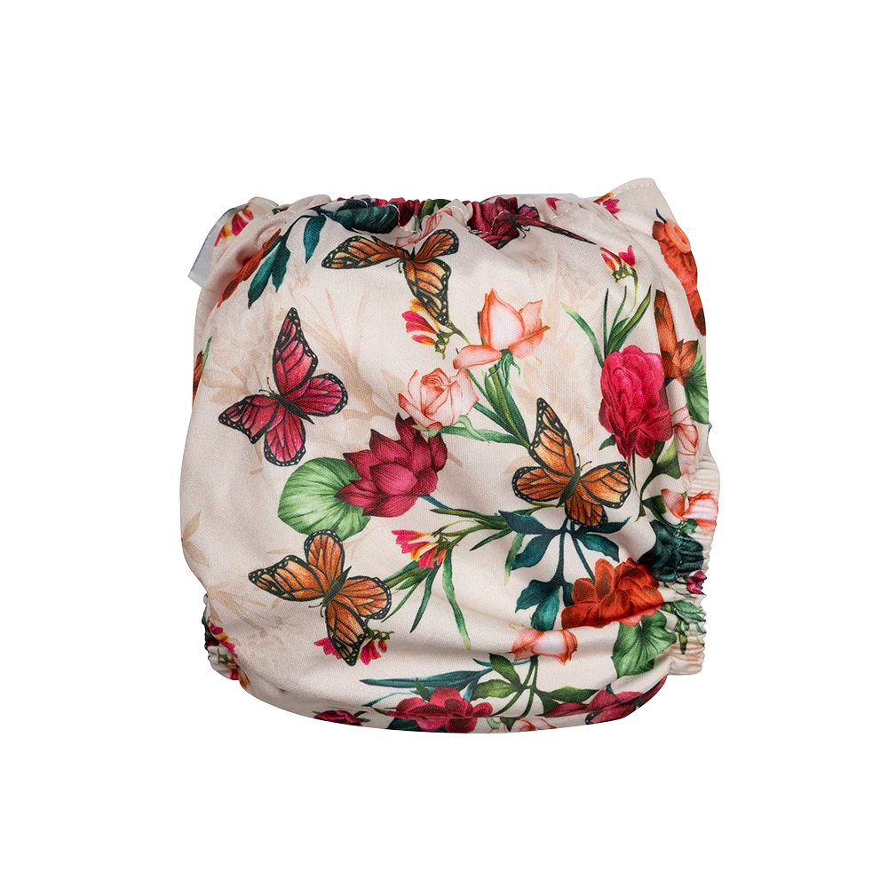 Butterfly Grove Reusable Cloth Nappy