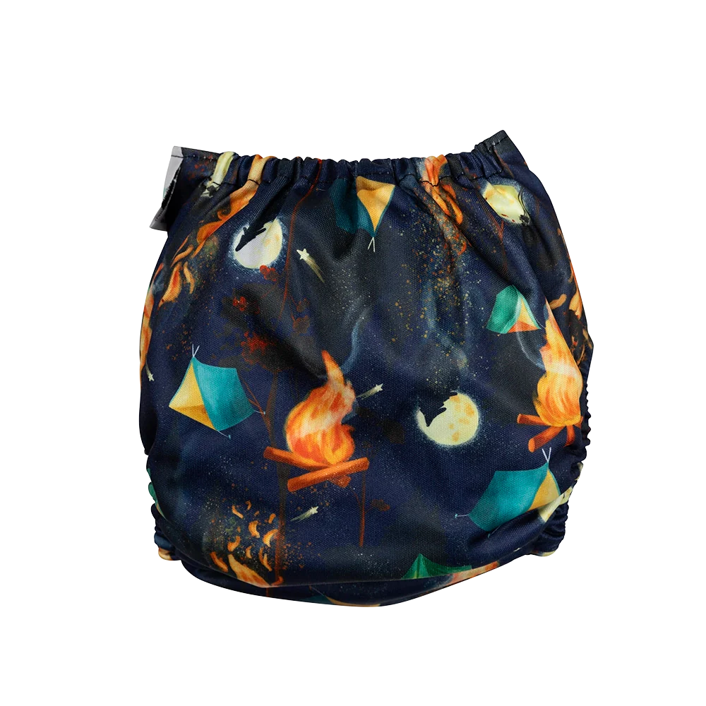 Campfire Crackle Reusable Cloth Nappy