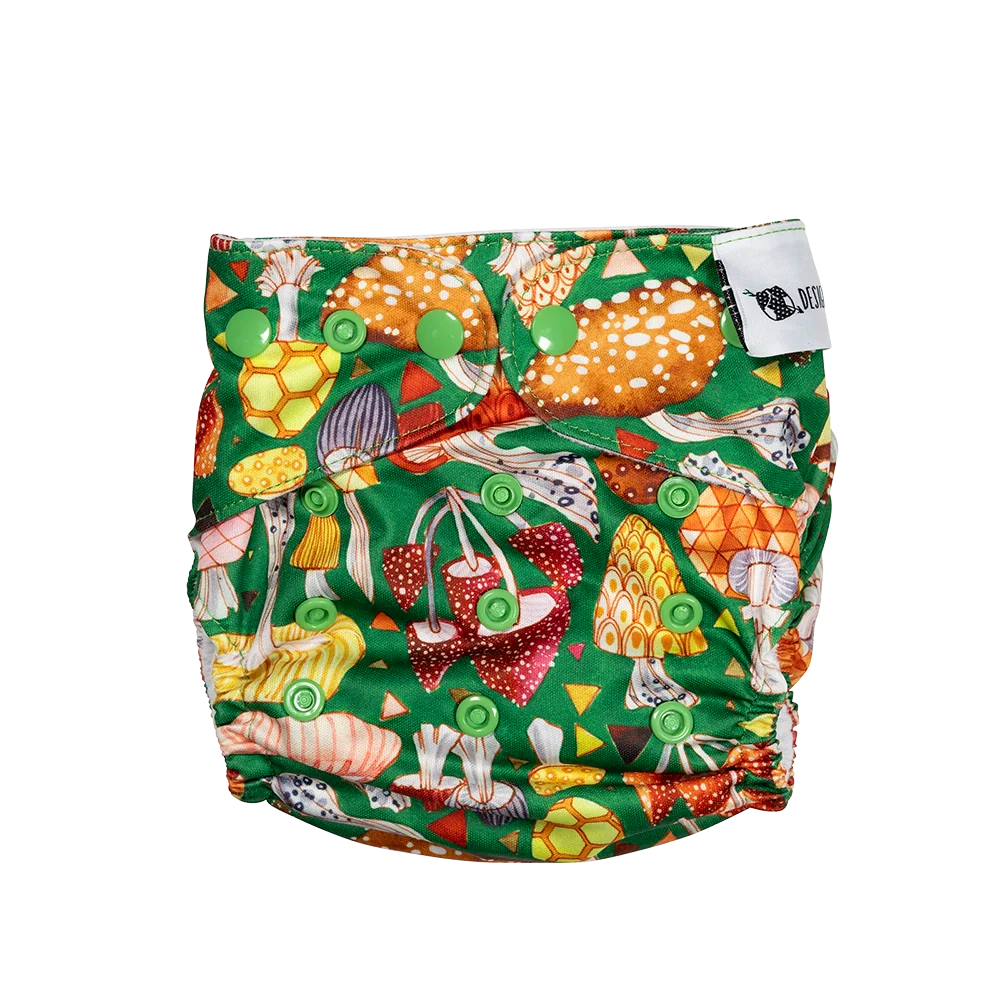 Emerald Wonderland Reusable Cloth Nappy