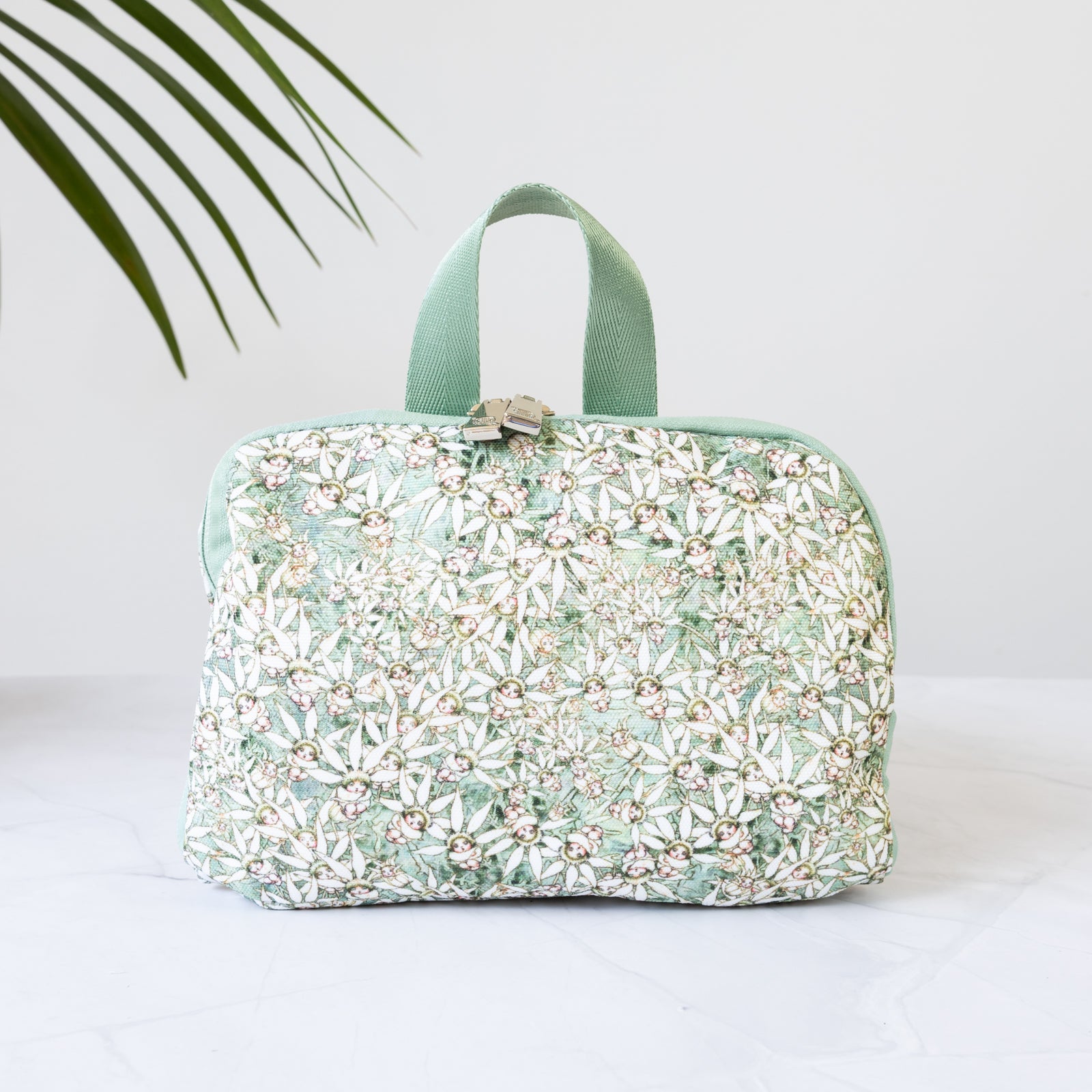 Flannel Flowers Foldable Backpack - SECONDS