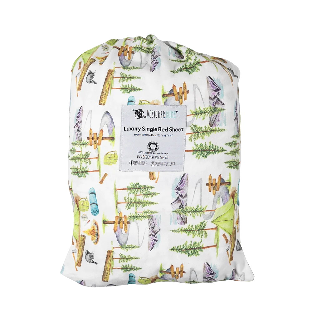 Great Outdoors Single Fitted Sheet