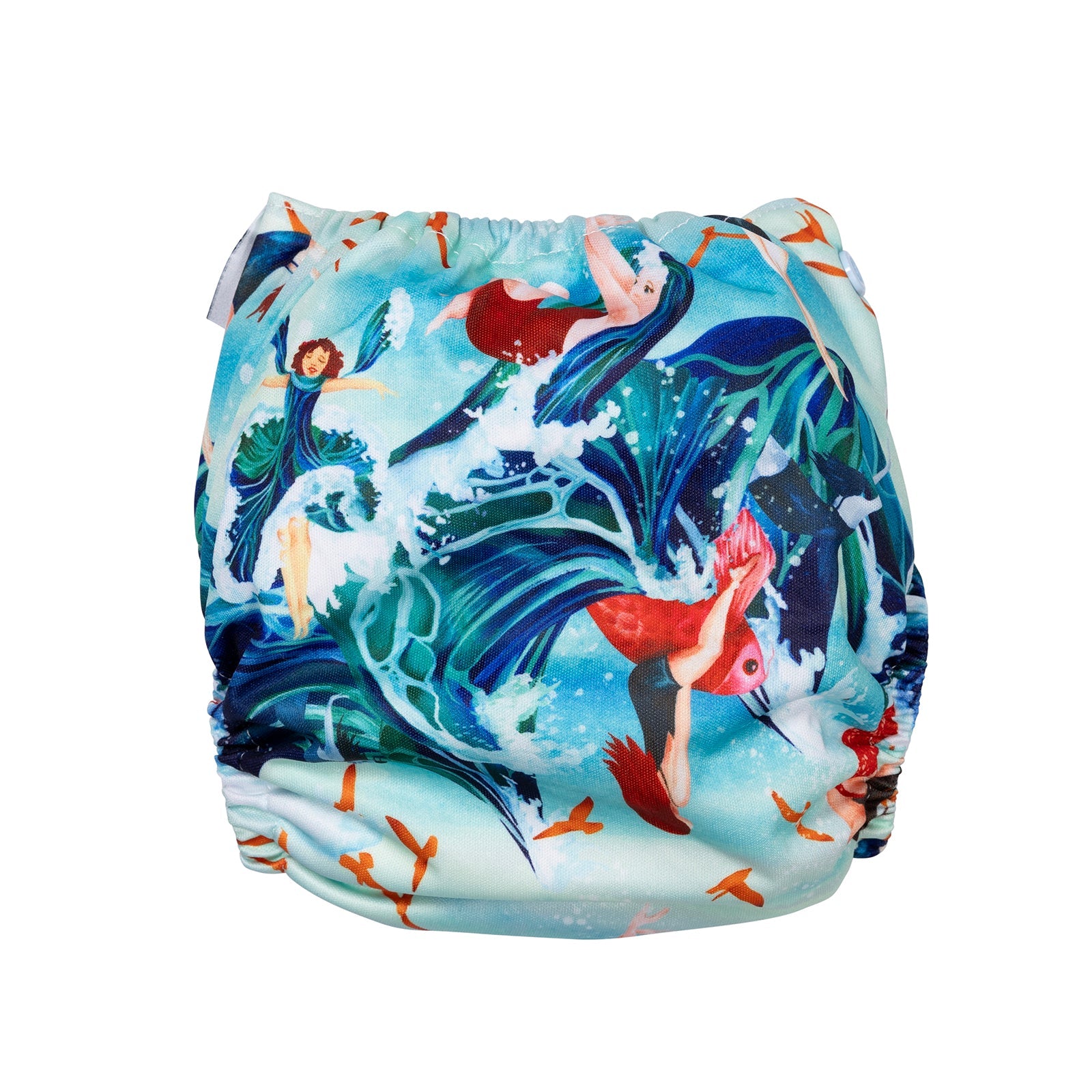 Mermaid Mischief Reusable Cloth Nappy