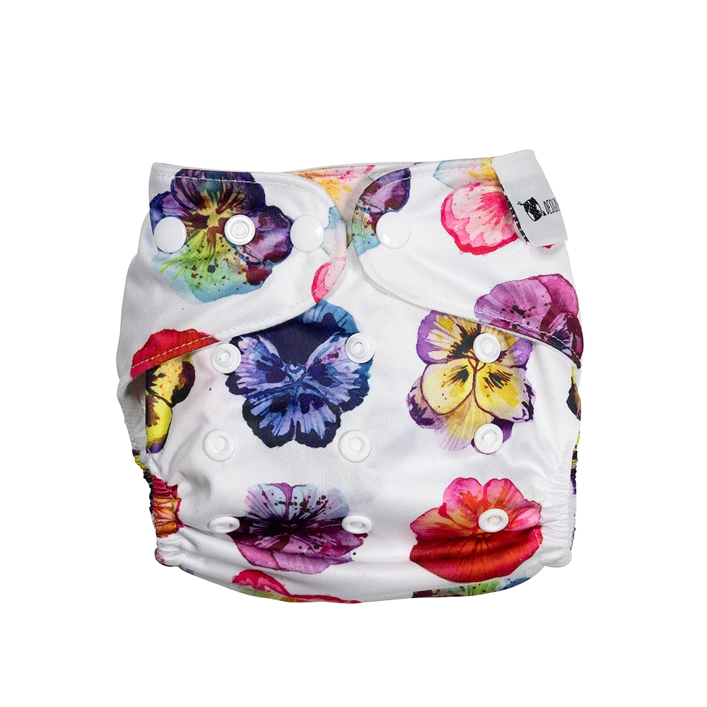 Perfect Pansy Reusable Cloth Nappy
