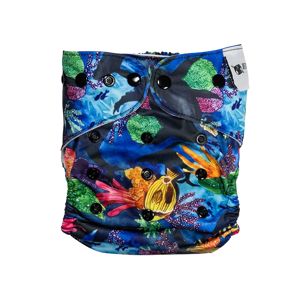 Sea Garden Large/Night Cloth Nappy