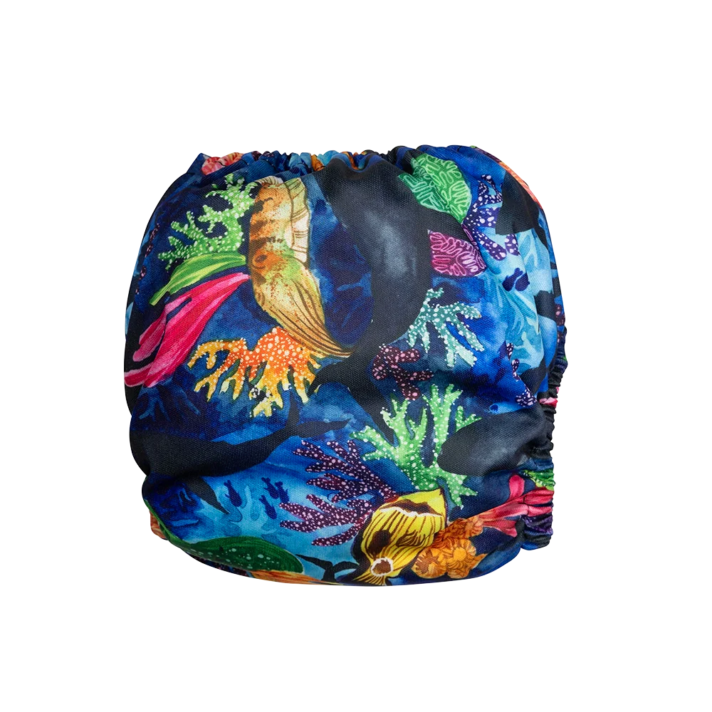 Sea Garden Large/Night Cloth Nappy