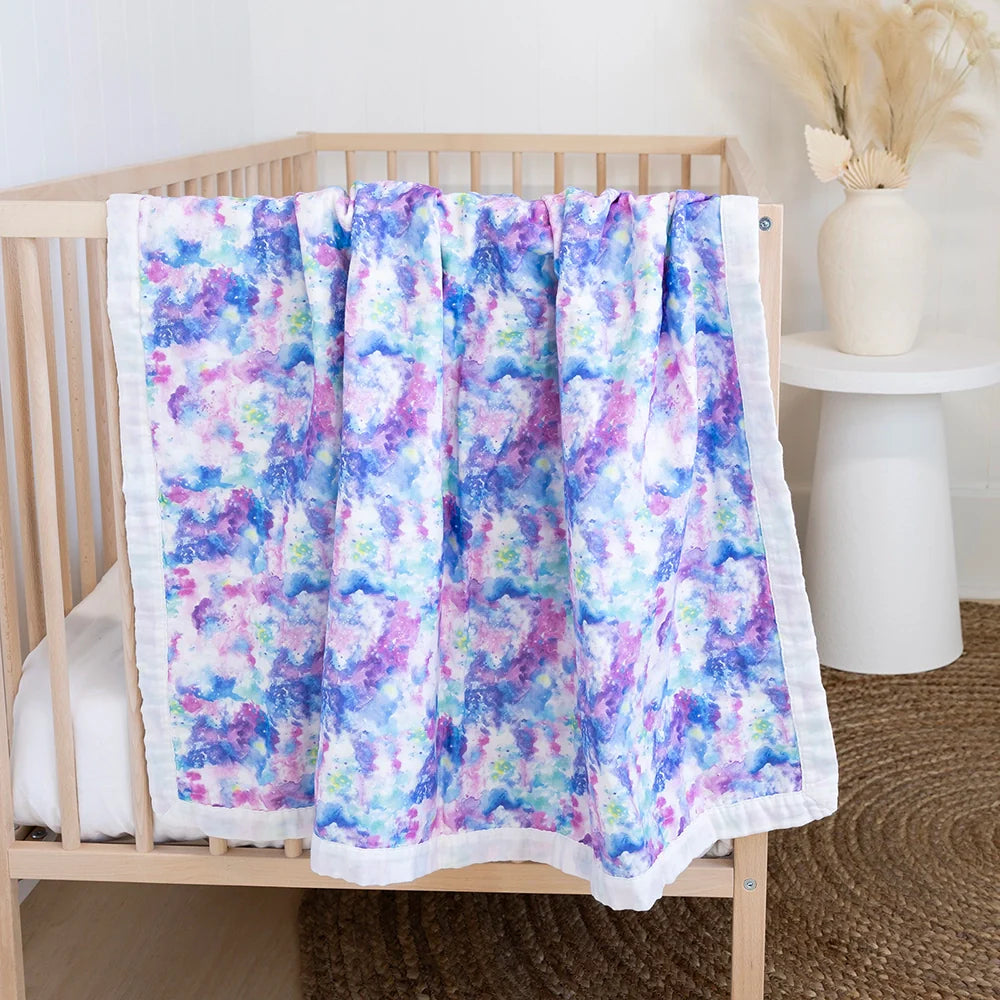 Supernova Baby Bassinet Blanket