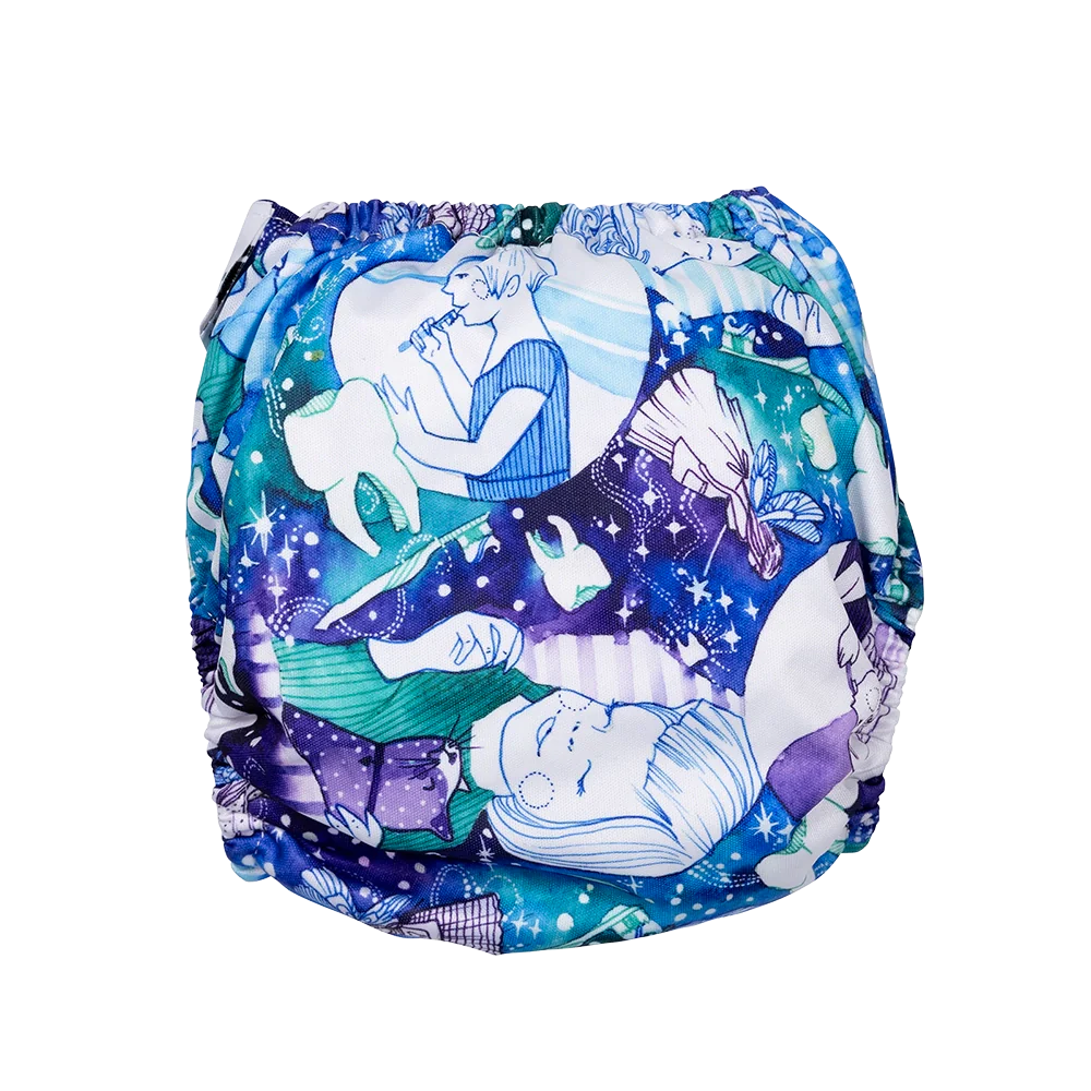 Tooth Fairy Reusable Cloth Nappy