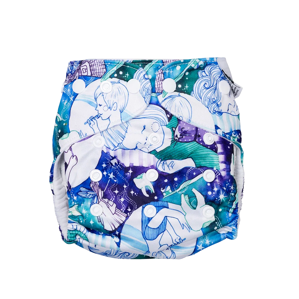 Tooth Fairy Reusable Cloth Nappy