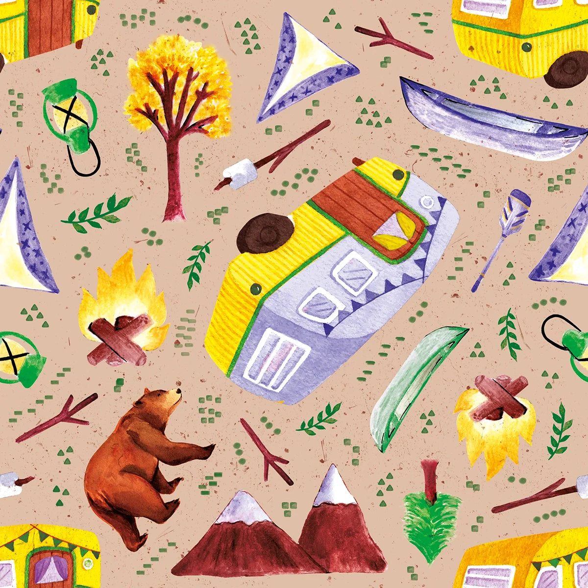 Wild Adventure Picnic Mat