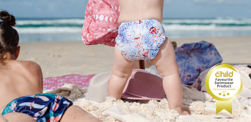 Everything you need to know about Reusable Swim Nappies.
