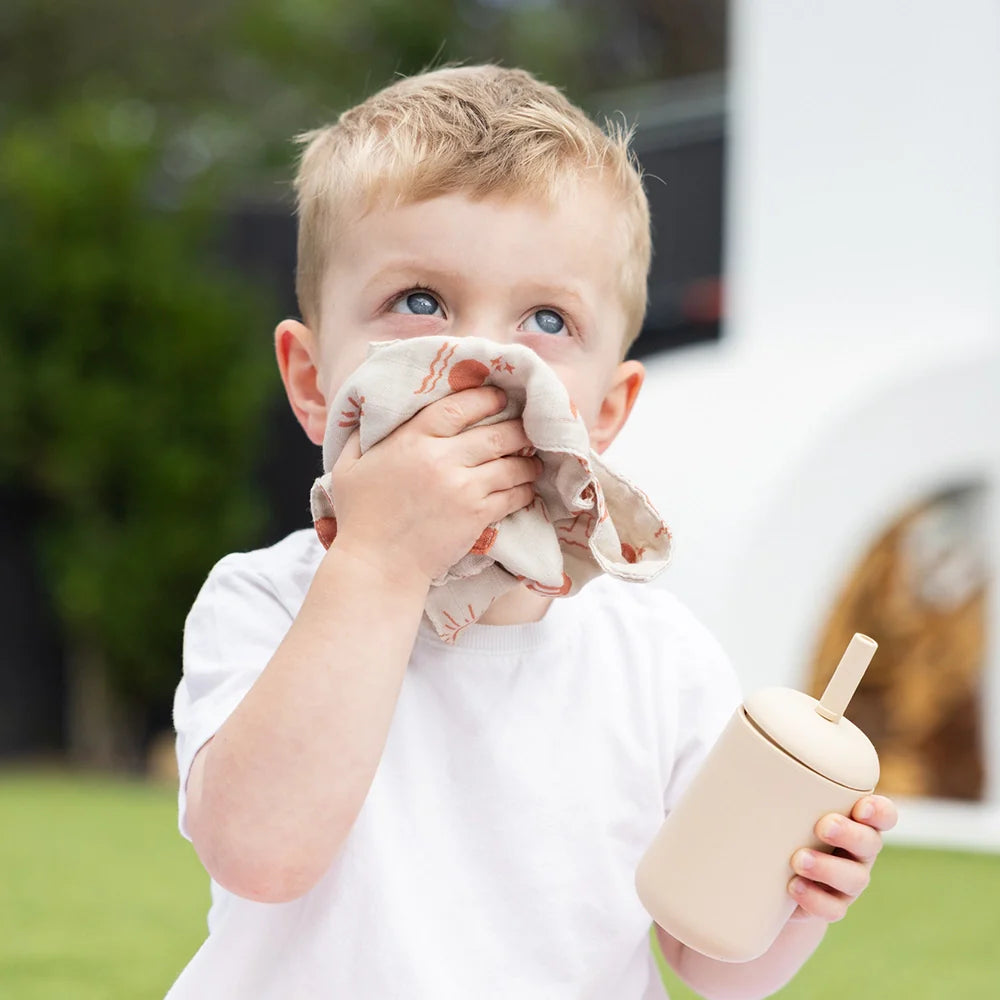 Reusable Muslin Cloth Wipes.