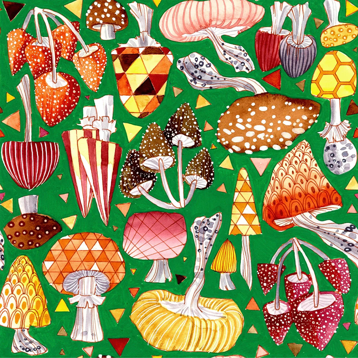 Emerald Wonderland Picnic Mat