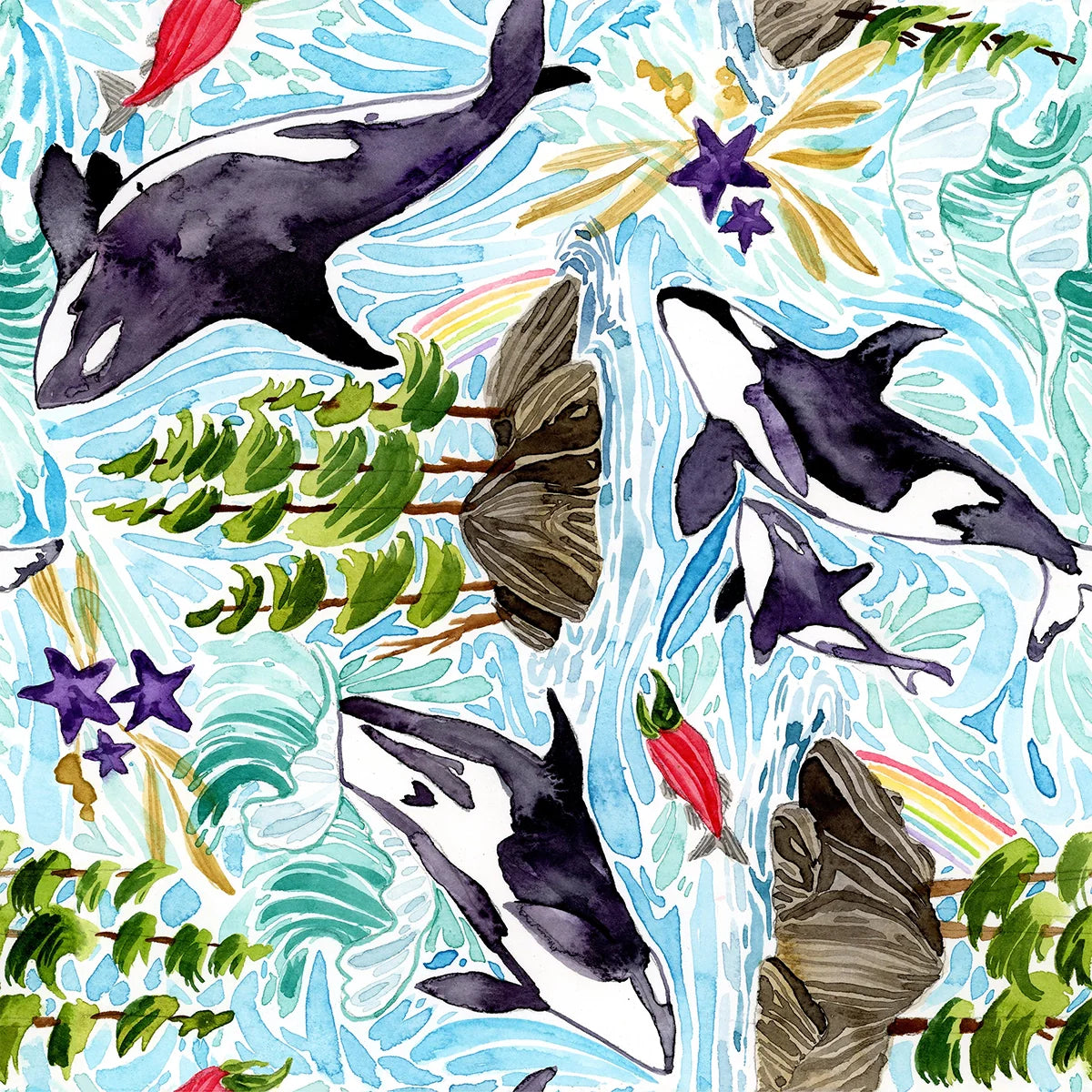 Orca Pod Play Mat Large