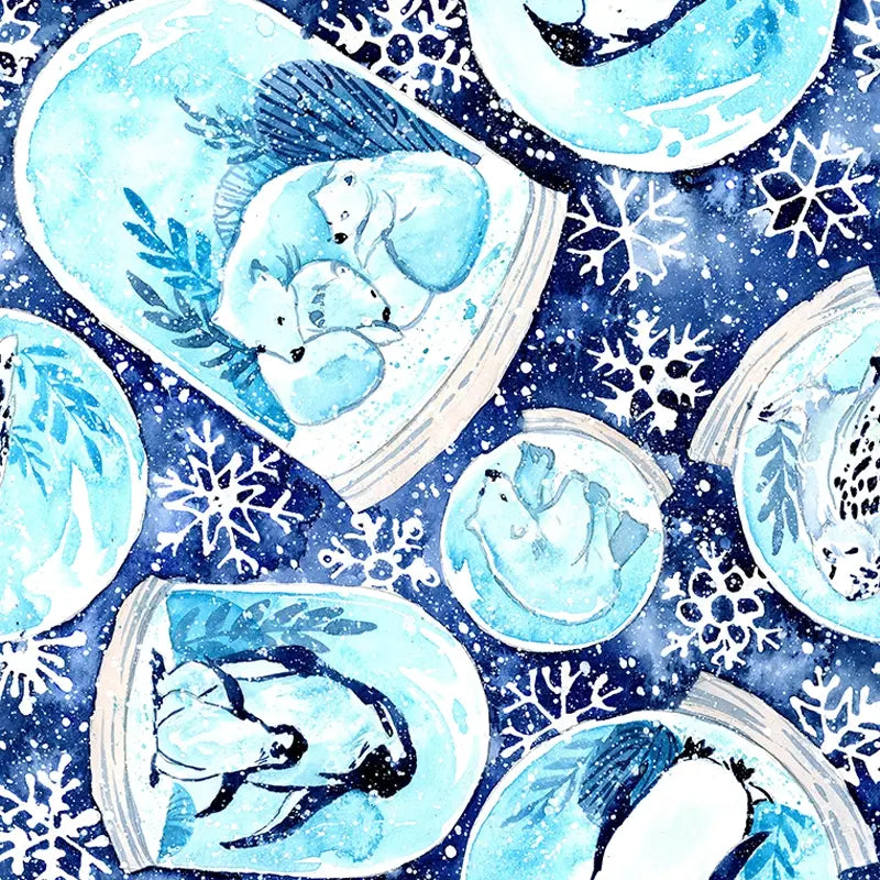 Snow Globes Play Mat
