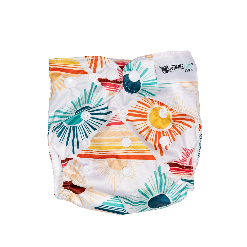 Summer Sunsets Swim Nappy