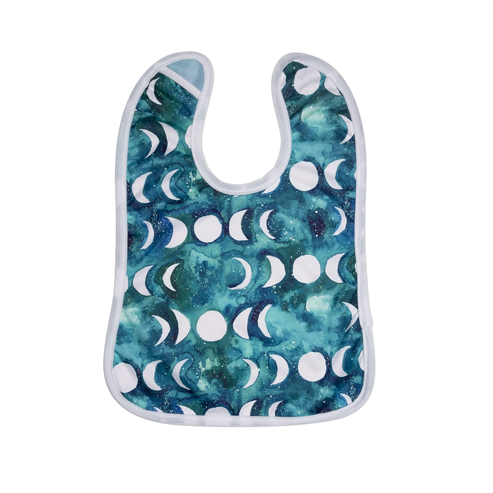 Transformative Teal Moon Bib