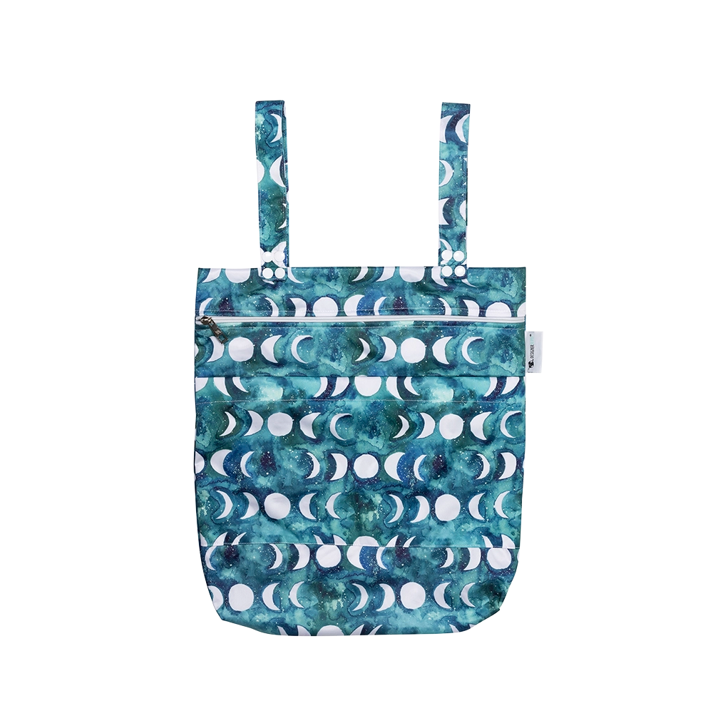 Transformative Teal Moon Wet Bag