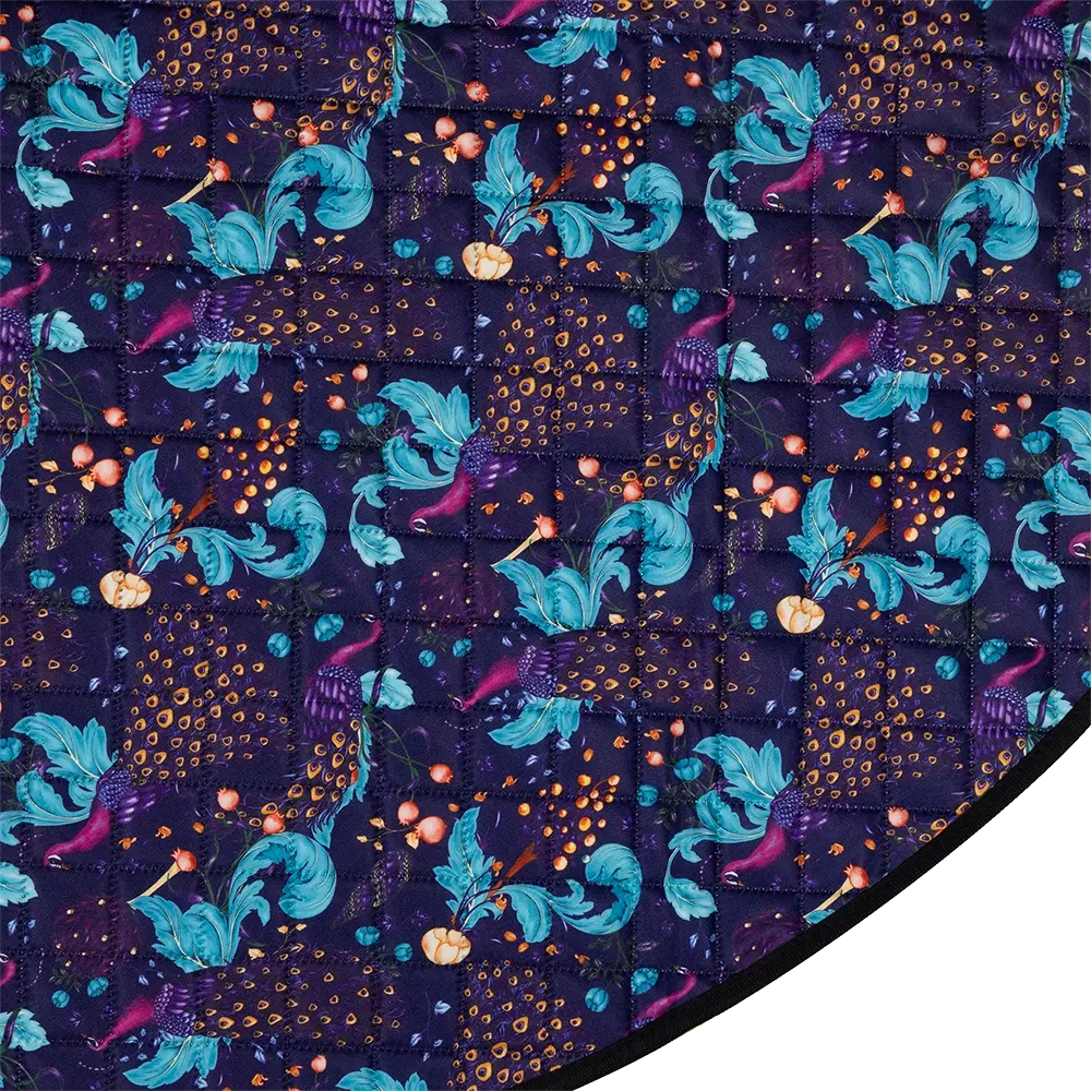 Indigo Plumes Play Mat