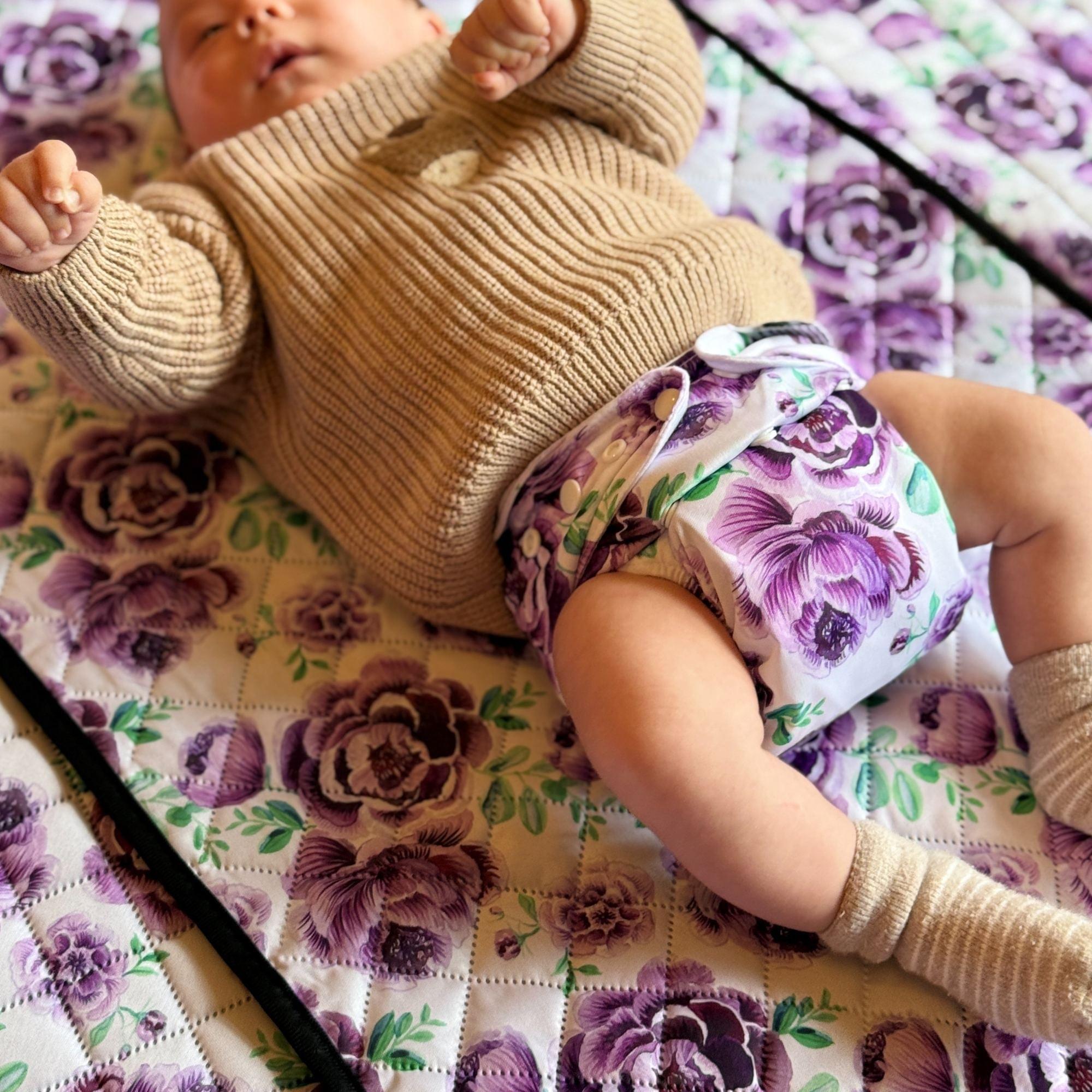 Royal Peony Large/Night Cloth Nappy