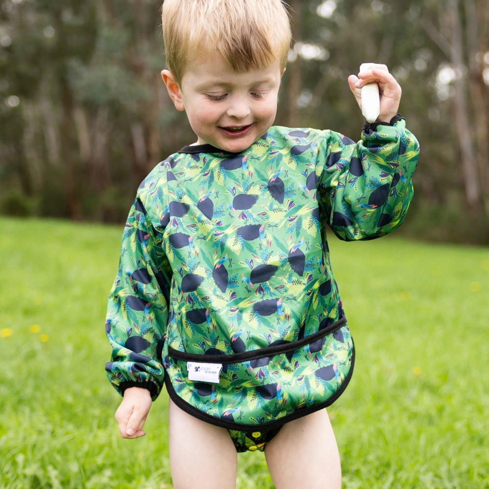 Cassowary Crest Baby Smock.