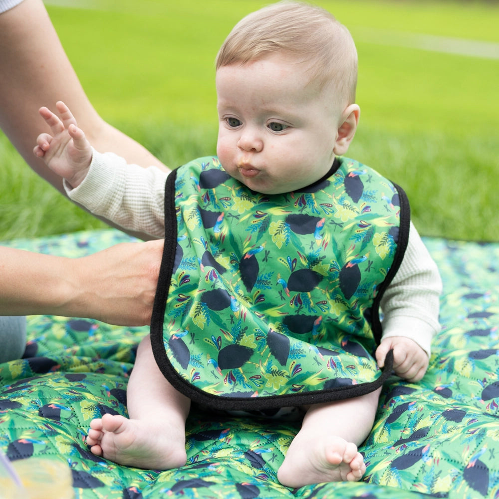 Cassowary Crest Bib.