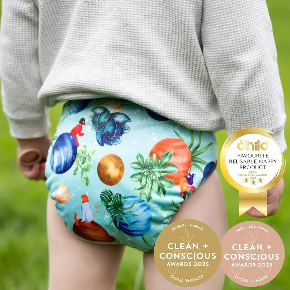 Terracotta Haze Reusable Cloth Nappy