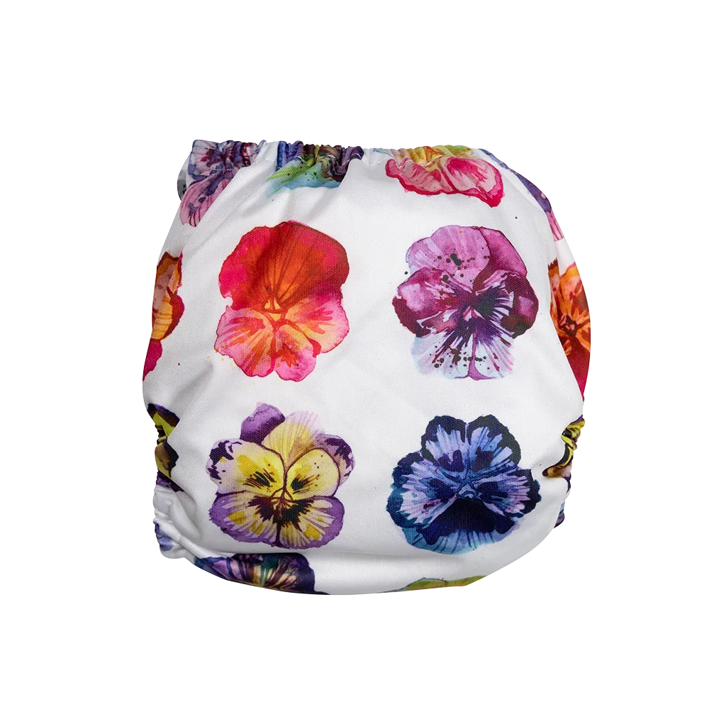 Perfect Pansy Reusable Cloth Nappy