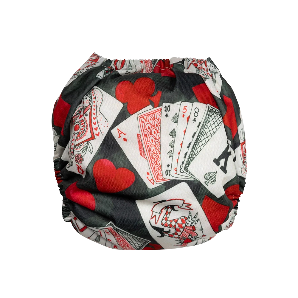 Poker Face Reusable Cloth Nappy