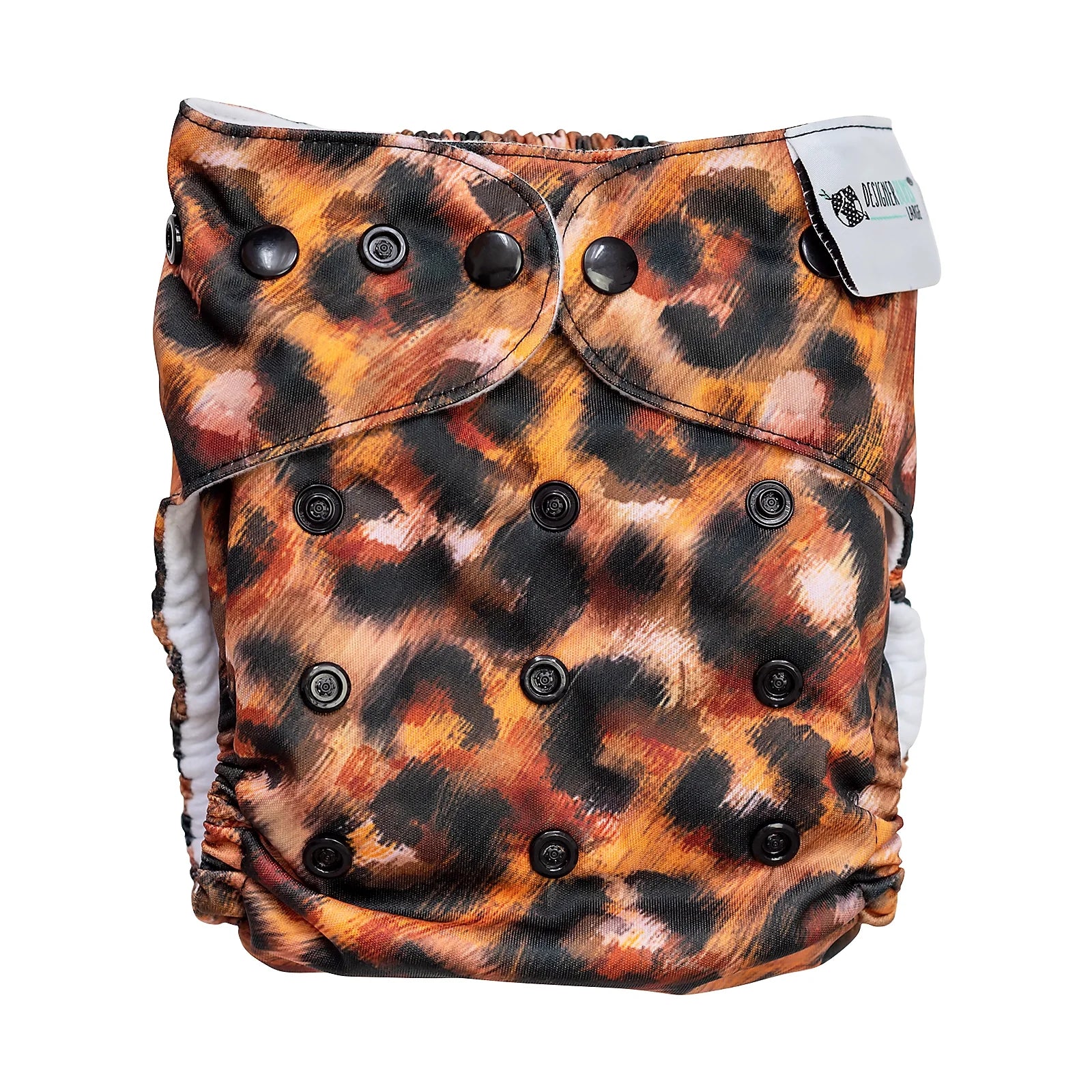 Leopard Safari Reusable Cloth Nappy