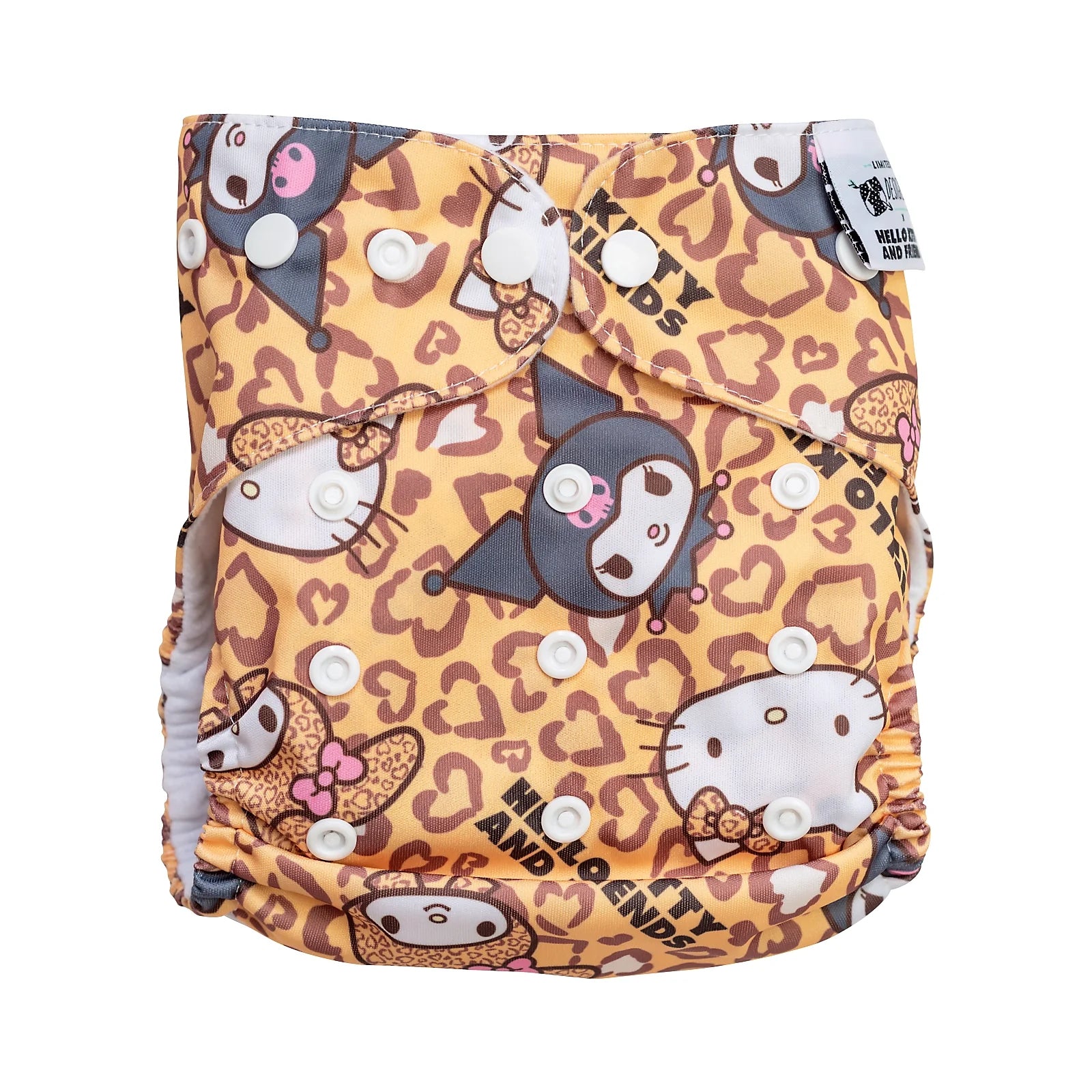 Sweet Leopard Large Cloth Nappy